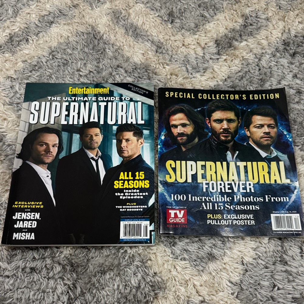 SOLD❌ Supernatural Collector's Edition Magazines
